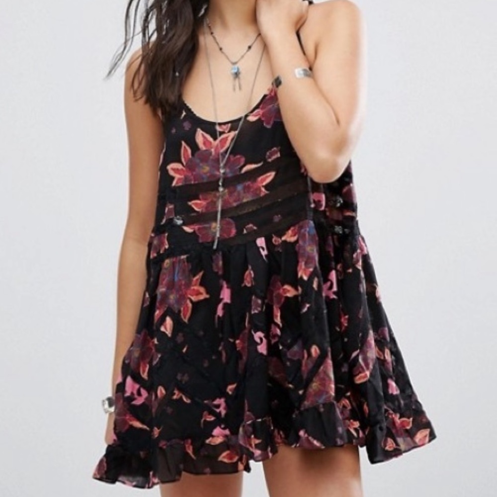 Free People Intimately floral trapeze dress